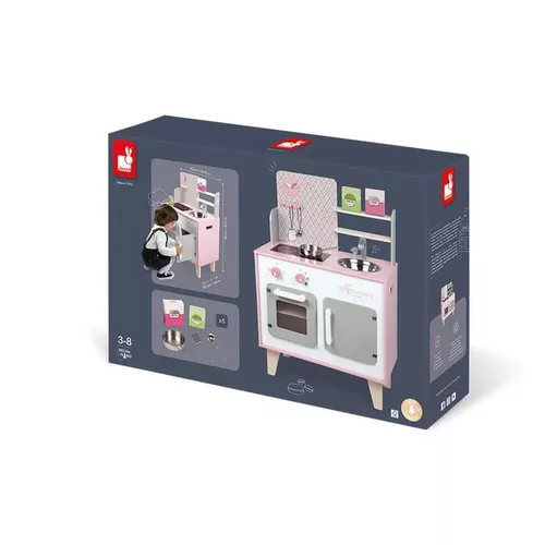 cumpără Bucătărie și veselă de jucărie Janod J06567 Macaron Kitchen Play Set în Chișinău 