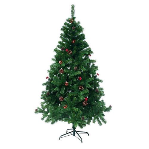cumpără Brad artificial Promstore 37386 Brad artificial сu pomusore si conuri, 180cm, PVC în Chișinău 