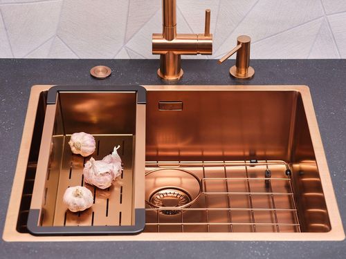 cumpără Accesoriu pentru chiuvete de bucătărie Reginox R39298 Soap dispenser, Copper II (PVD) în Chișinău 