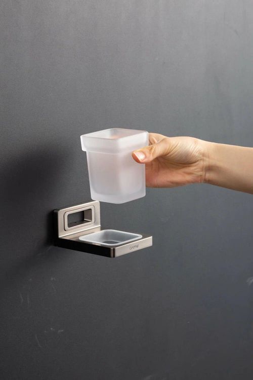 купить Стакан для зубных щёток Gappo G30806-9 Grafit в Кишинёве 