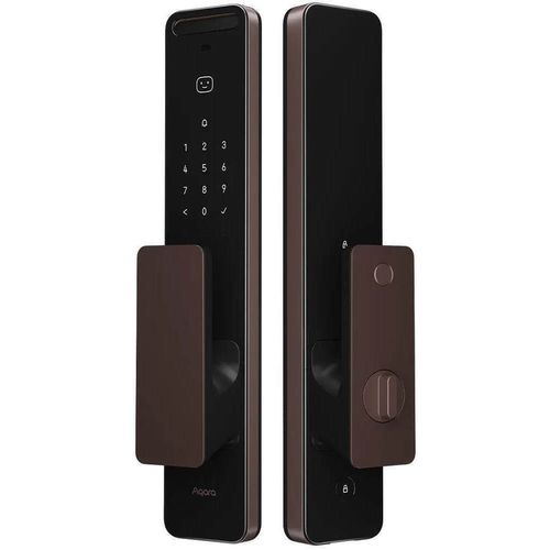 купить Умный дверной замок Aqara D200 (3D face, версия Zigbee), черный/вишня (ZNMS23LM) в Кишинёве 