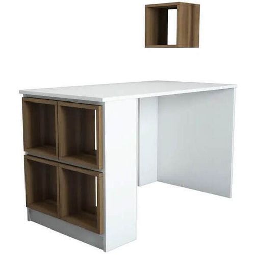 купить Офисный стол Trendy Cutie, Alb, Nuc 120x75x65cm в Кишинёве 