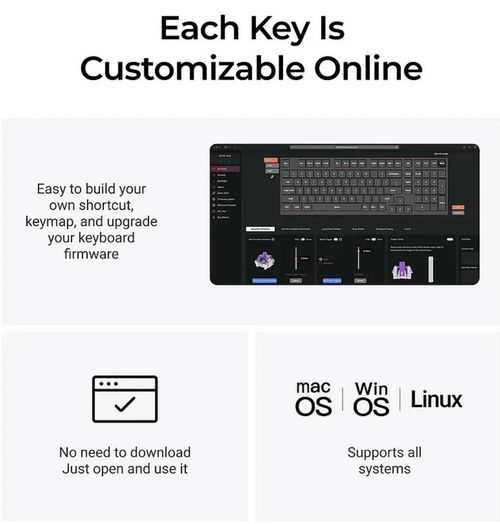 купить Клавиатура Keychron Q5 HE QMK Wireless Custom Full-Metal Mechanical Keyboard (Q5H-P1), Shell White в Кишинёве 