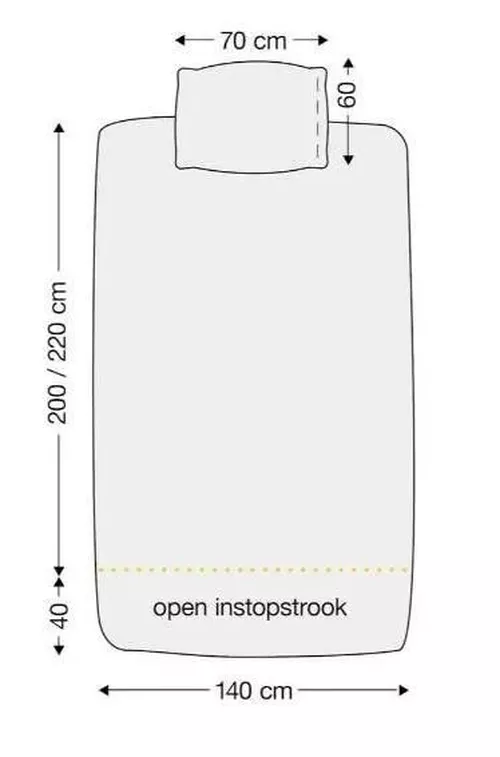 cumpără Lenjerie de pat Beddinghouse 332928 (Kardol) Lofty 140x200/220 Natural în Chișinău 
