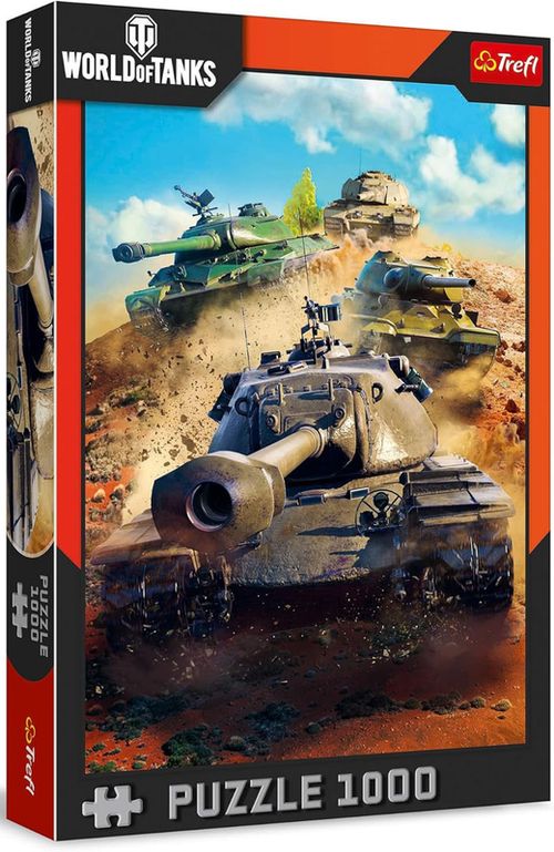 купить Головоломка Trefl 10943 Puzzles 1000 World of Tanks: Tanks in Battle в Кишинёве 