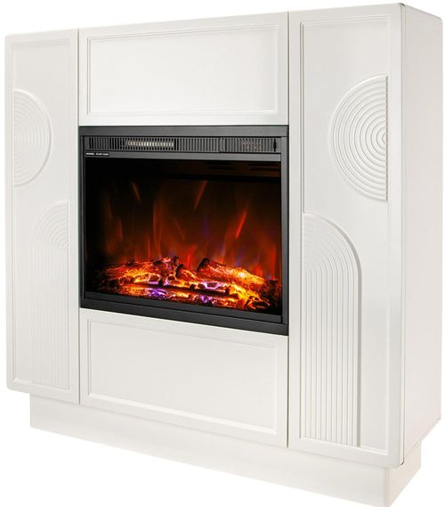 купить Камин электрический ArtFlame Flow & Lorance, 1100x1100x300mm, Alb в Кишинёве 