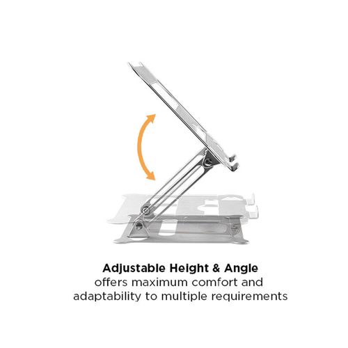 купить Подставка под ноутбук Brateck AR-15 Foldable Stepless Adjustment Aluminum Laptop Riser for 11"-15" Laptops & Tablets, Weight Capacity 5Kg (Складная алюминиевая подставка для ноутбука с бесступенчатой регулировкой для ноутбуков и планшетов 11–15 дюймов) в Кишинёве 