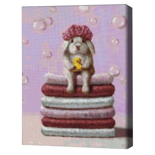 купить Картина по номерам BrushMe DBS1218FC Mozaic cu diamante 40x50сm (fără cutie) Ziua de baie, Lucia Heffernan в Кишинёве 