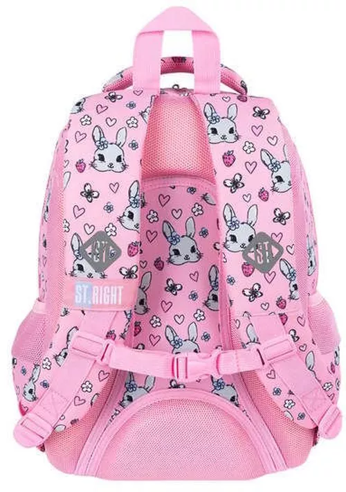 cumpără Rucsac pentru copii St.RIGHT 56685 Ghiozdan scolar Cute Rabbit 27x17x39cm în Chișinău 