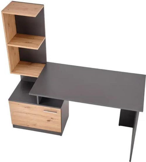 купить Офисный стол Halmar 92700533 MISO (antracite) в Кишинёве 