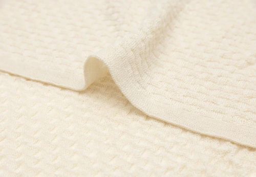 cumpără Set de perne si plapume Jollein 516-522-67080 Paturica Weave Knit Merino wool Oatmeal, 100x150 cm în Chișinău 