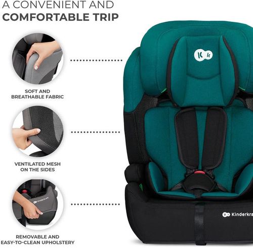 cumpără Scaun auto KinderKraft COMFORT UP 2 i-Size 76-150 cm KCCOUP02GRE0000 green în Chișinău 
