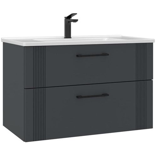 cumpără Dulap pentru lavoar Orka Bari 85 Anthracite în Chișinău 