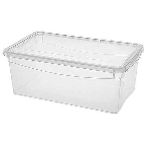 купить Короб для хранения Promstore 53367 Container cu capac Cristal 5l, 33x19x12cm, transparent в Кишинёве 