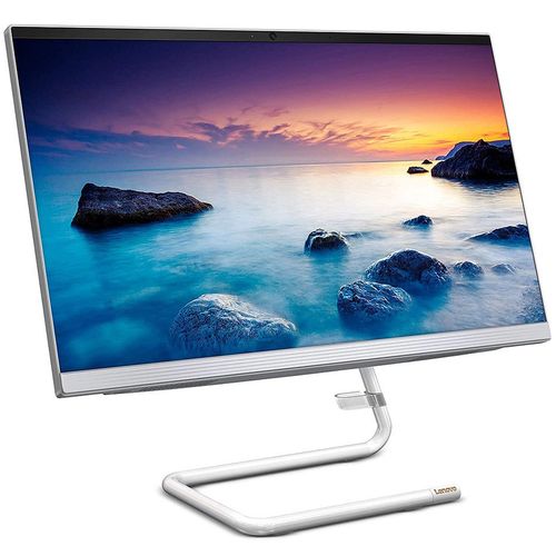 купить Компьютер моноблок 23.8" Lenovo IdeaCentre AIO 3 24ARE05 White, AMD Ryzen 3 4300U 2.7-3.7GHz/8GB DDR4/SSD 256GB/AMD Radeon Graphics/DVDRW/Webcam HD/Speakers 2x3W/WiFi 802.11AC +Bluetooth 5.0/Gigabit LAN/23.8" FullHD WVA (1920x1080)/Wireless Keyboard&Mouse/No OS в Кишинёве 