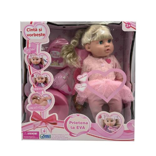 cumpără Păpușă Richi (32485) Eva 40cm cu accesorii, vorbitoare (ro) în Chișinău 