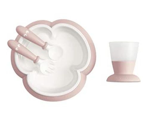 Set pentru alimentatie BabyBjorn Powder Pink 