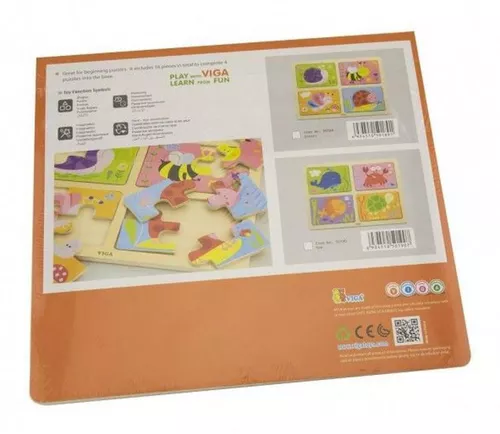 купить Головоломка Viga 50190 4 -Puzzle in 1 Sea в Кишинёве 