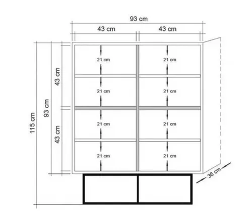 купить Комод Trendy Quantum Solo-Fade 93x115x36cm, multifunctionala (GTR006664) в Кишинёве 