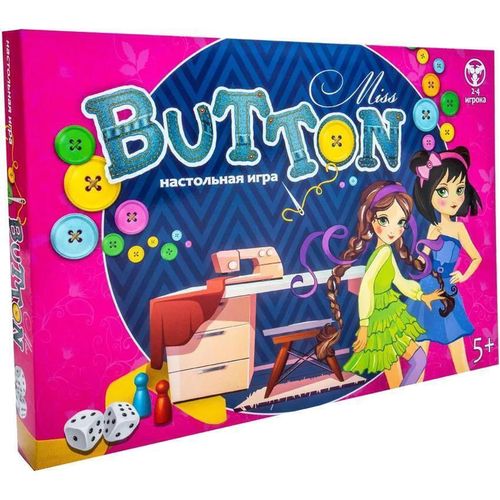 cumpără Joc educativ de masă Strateg 30355 Настольная игра Miss Button рус în Chișinău 
