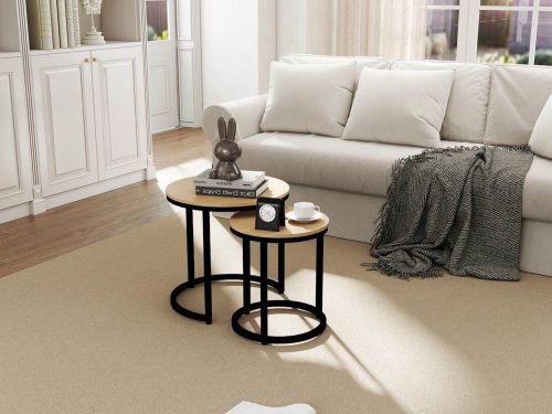 cumpără Măsuţă cafea Deco Darla Oak/Black în Chișinău 