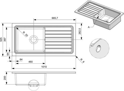 cumpără Chiuvetă bucătărie Reginox R38239 RL 304 CW II în Chișinău 