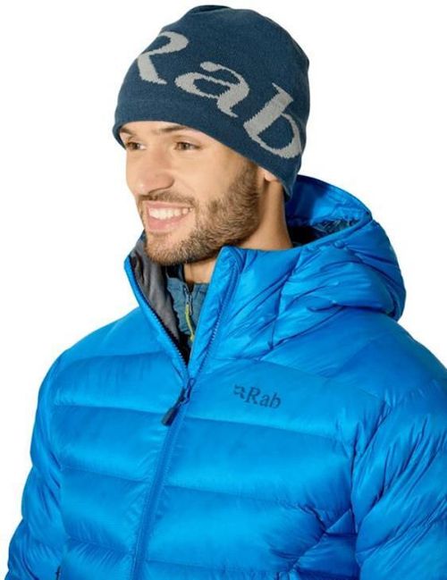 купить Одежда для спорта Rab Caciula Logo Beanie Tempest Blue/Light Zinc (QAB-39-TLZ-ONE) в Кишинёве 