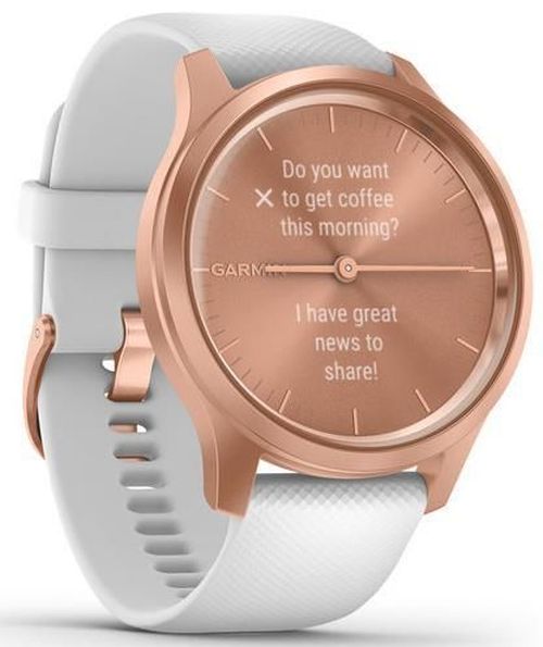 cumpără Fitness-tracker Garmin vivomove Style, S/E EU, Rose Gold, White, Silicone în Chișinău 