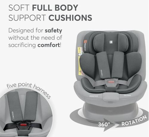 cumpără Scaun auto Kikka Boo 31002100108 i-Defend Grey i-Size, 40-150 cm în Chișinău 