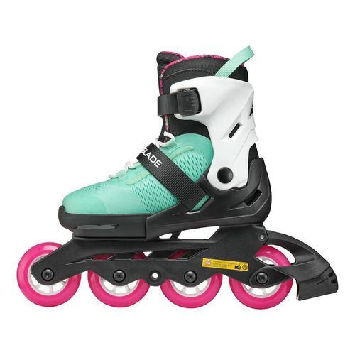 cumpără Role Rollerblade 86B0751520NG03 Microblade XT, 28-32, Nero/Verde Mare în Chișinău 