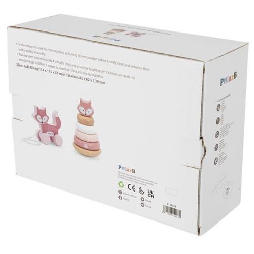 cumpără Jucărie PolarB 44228 Jucărie de tras și piramida Vulpea în Chișinău 