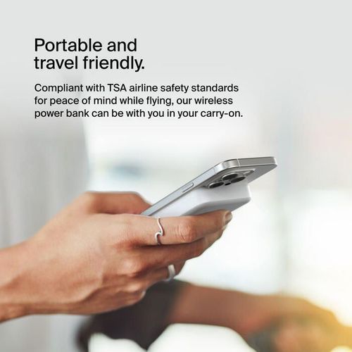 cumpără Acumulator extern USB (Powerbank) Belkin BPD007BTWH 8k Qi2 MagSafe Compatible Powerbank with Kickstand, White în Chișinău 