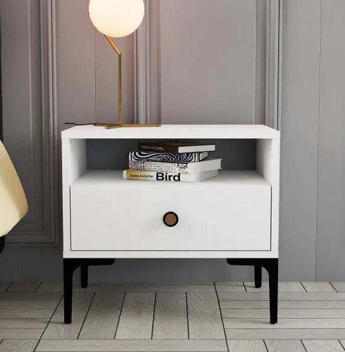 cumpără Noptieră Trendy Lizbon-535, Alb, 56x50x40cm (GTR001522) în Chișinău 
