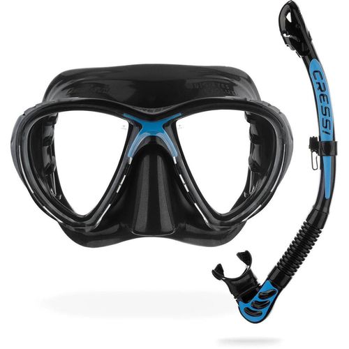 cumpără Accesoriu pentru înot Cressi-Sub Set inot BIG EYES EVOLUTION + ALPHA UD COMBO black/blue (WDS337520) în Chișinău 