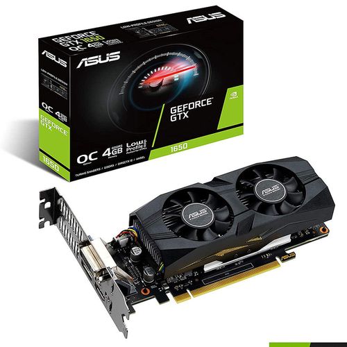 cumpără Placa video ASUS GTX1650-O4G-LP-BRK, GeForce GTX1650 4GB GDDR5, 128-bit, GPU/Mem clock 1740/8002MHz, PCI-Express 3.0, DVI/HDMI/Display Port (placa video/видеокарта) în Chișinău 