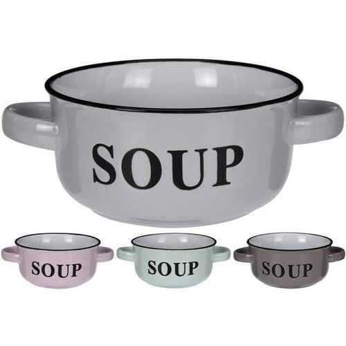 купить Чашка Promstore 16141 Чашка для супа D13сm Soup, с двумя ручками в Кишинёве 