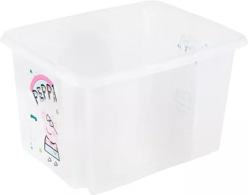 купить Короб для хранения Keeeper Peppa Pig Transparent (12238001) 30L в Кишинёве 