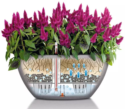 купить Цветочный горшок Lechuza Cubeto Color 40, Quartz White в Кишинёве 