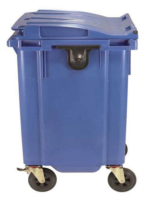 купить Урна для мусора Uniplast 37211A, 1100 L, din plastic pe roti (albastru) в Кишинёве 