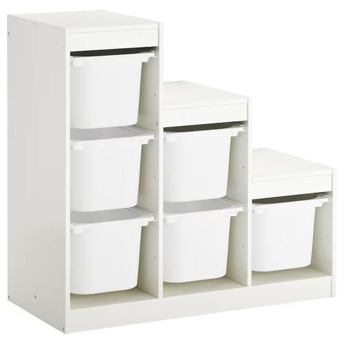 купить Короб для хранения Ikea Trofast 99x44x94 White в Кишинёве 
