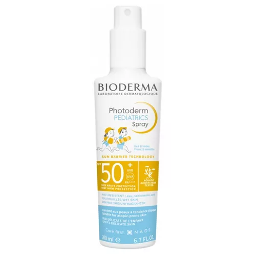 Spray cu protectie solara Bioderma Photoderm Pediatrics SPF50+ 200 ml 