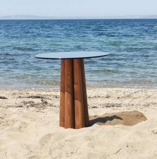 купить Журнальный столик Trendy Thales, Bronz, Nuc в Кишинёве 