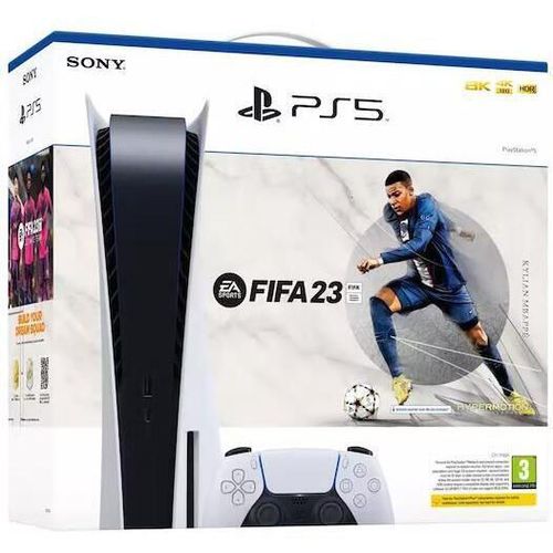 купить Игровая приставка PlayStation PS 5 Disc Edition + FIFA 23 в Кишинёве 