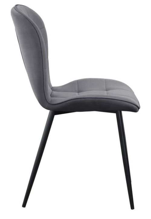 купить Стул Interdepo GIO, Dark Grey Velour в Кишинёве 
