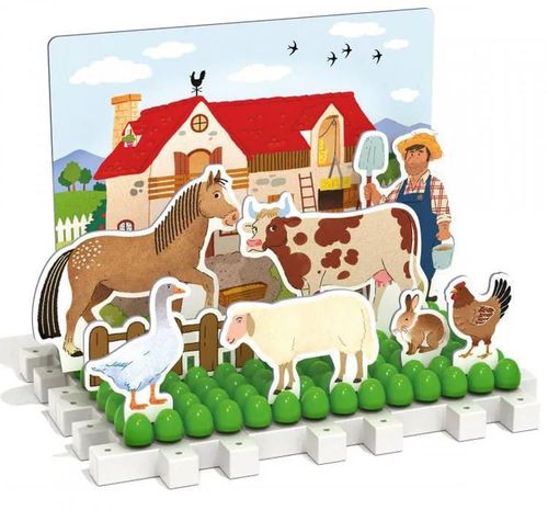 купить Головоломка Quercetti Q0621 Joc Play Habitat Montessori в Кишинёве 