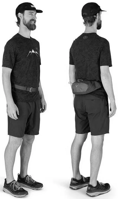 купить Поясная сумка Osprey Daylite Waist black (10002928) в Кишинёве 
