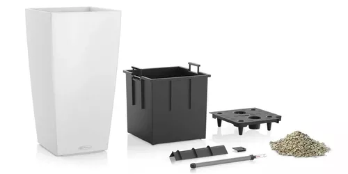 cumpără Ghiveci pentru flori Lechuza Cubico Color 30, White în Chișinău 