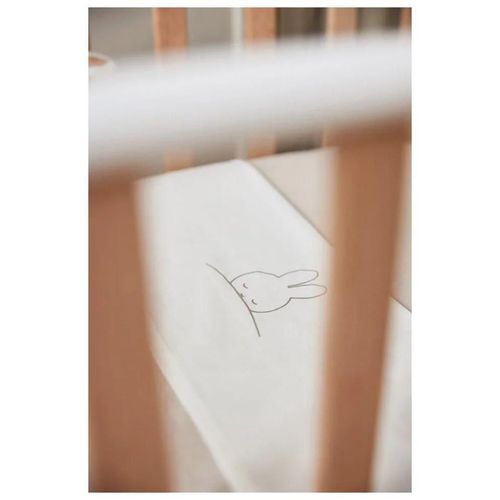 купить Детское постельное белье Jollein 008-524-67095 Cearsaf pentru patut Sleepy Miffy Funghi, 120x150cm в Кишинёве 