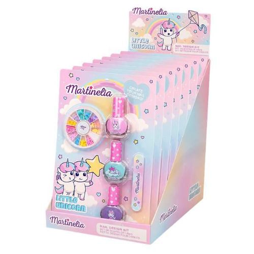 купить Набор для творчества Martinelia 44333 Set pentru nail art „Micul Unicorn”, 5 elem. в Кишинёве 