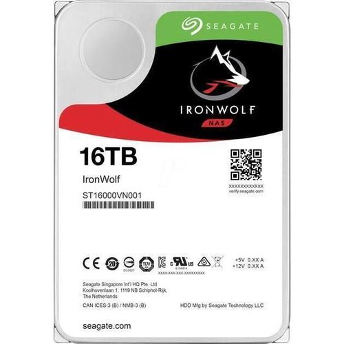 купить Жесткий диск HDD внутренний Seagate ST16000VN001 IronWolf NAS в Кишинёве 